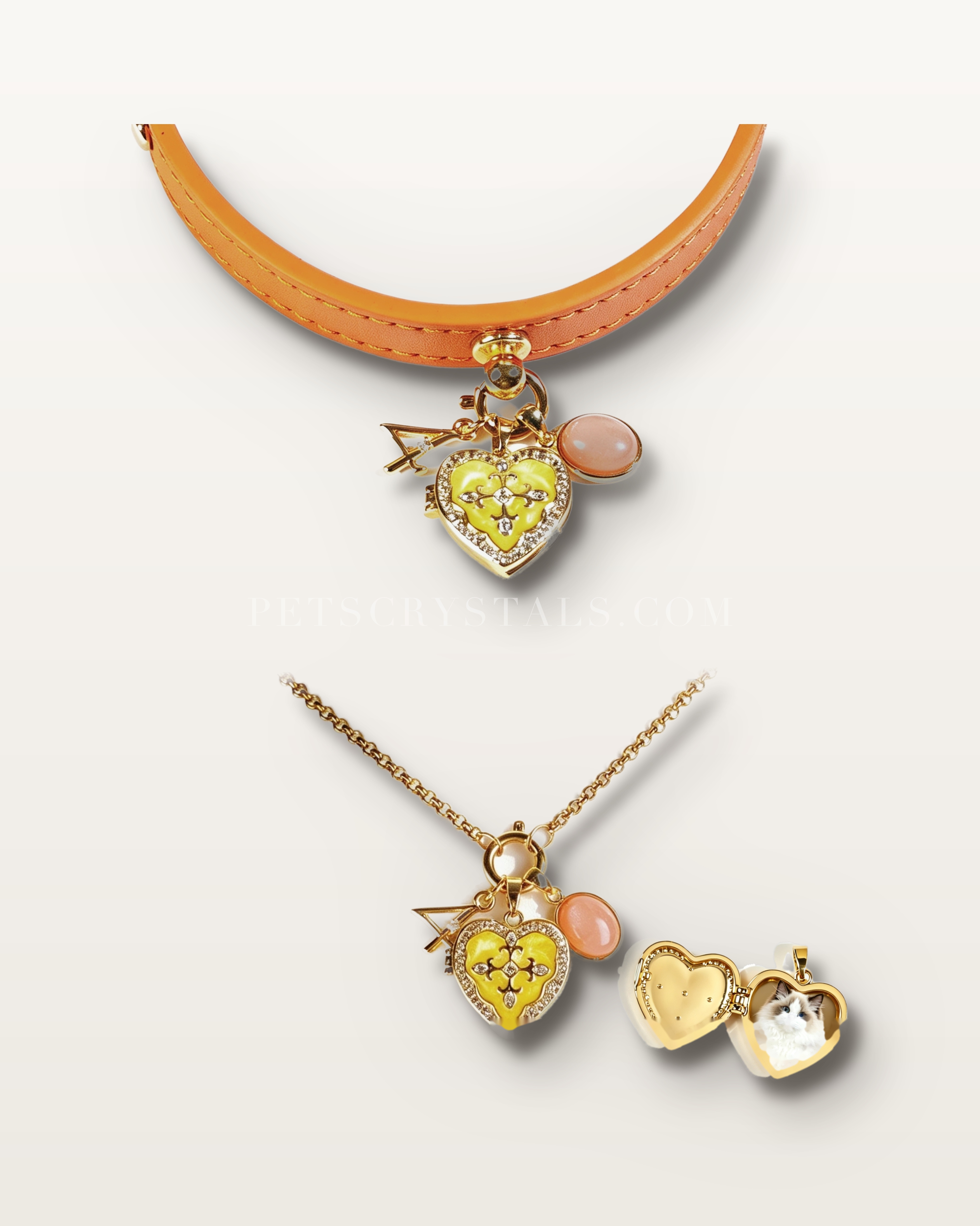 April — Peach Moonstone set