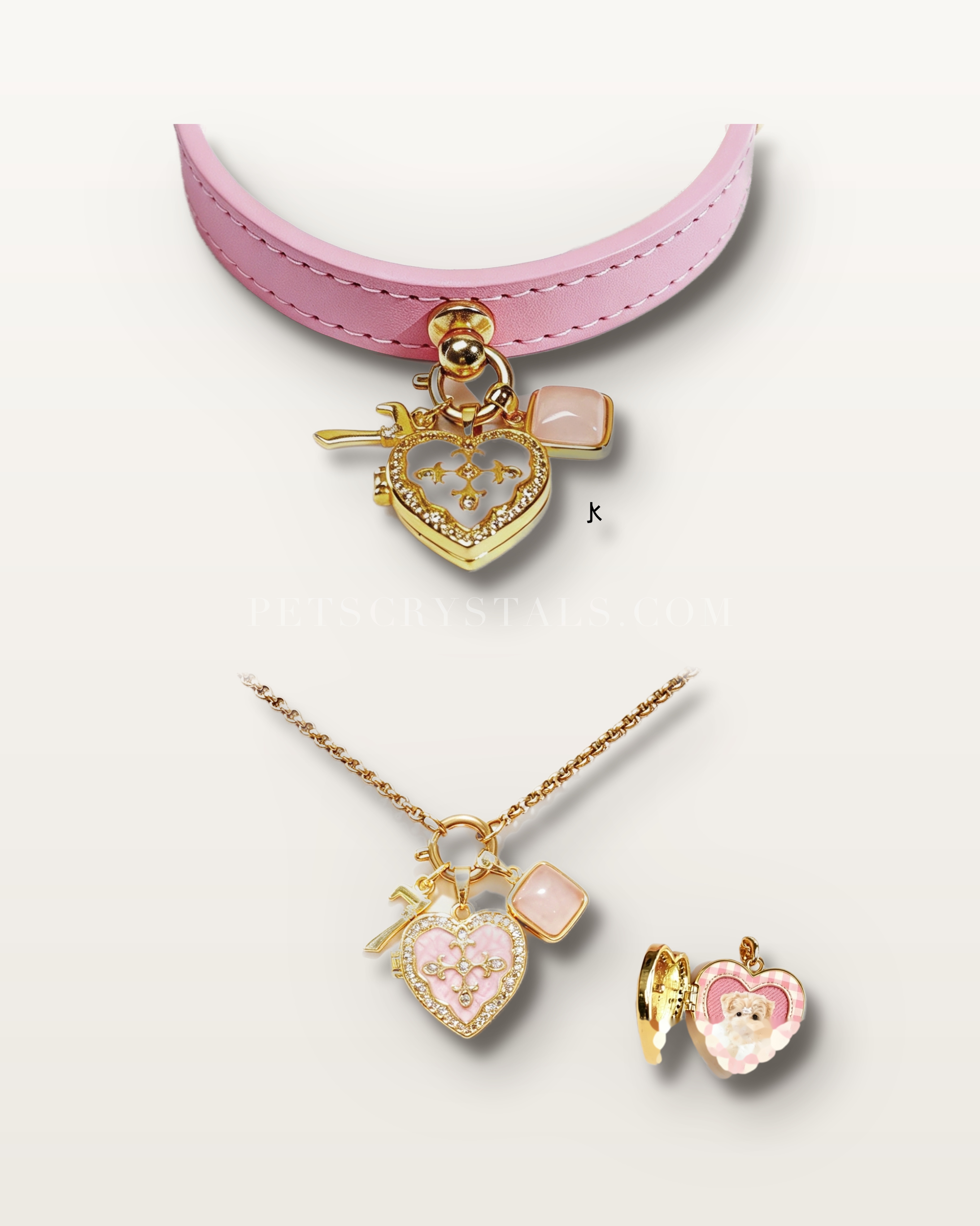 July — Rose Quartz set